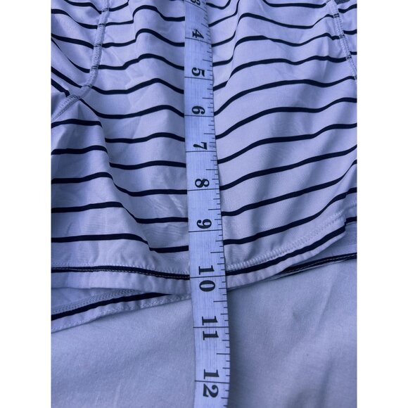 Lululemon Womens Striped White & Navy Athletic Shorts Size 2-4 - Picture 3 of 5